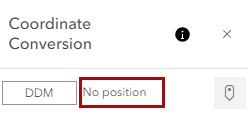 Coordinate Conversion No Position PC or Tablet