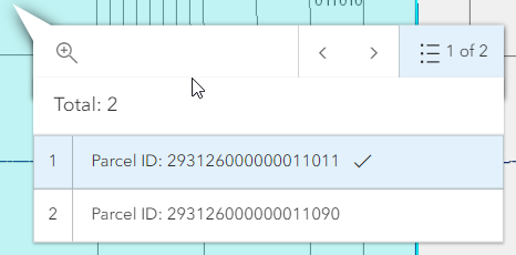 Pagination popup