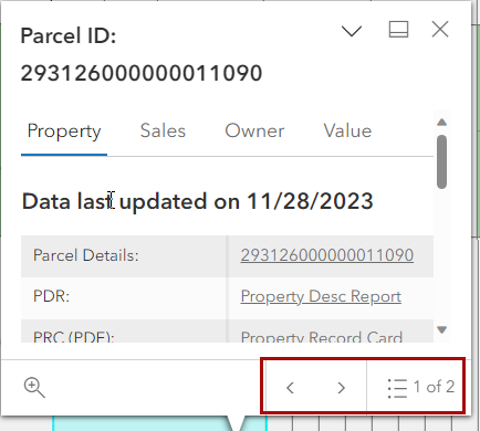 Pagination navigation options