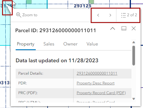 Pagination navigation options 