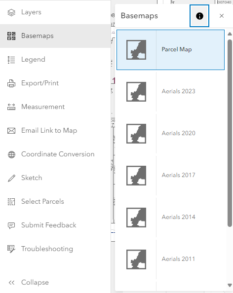 PC or Tablet Basemaps