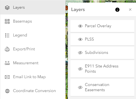Layers Widget